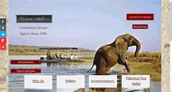 Desktop Screenshot of farrensafaris.com