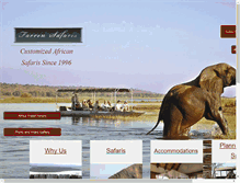 Tablet Screenshot of farrensafaris.com